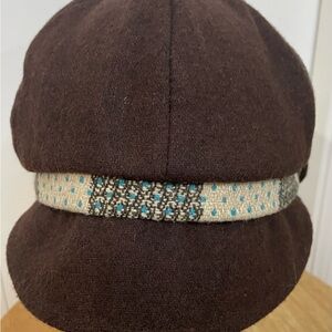 Scala Pronto Cadet Hat Cap with Buttons Women's Black One Size